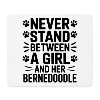 Bernedoodle Saying Girl Bernedoodle Gift - Mouse Pad (horizontal) - white - Front