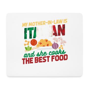 Italienische Schwiegermutter - Mousepad (Querformat) - Weiß - Vorne