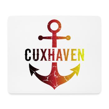 Anker Cuxhaven Nordsee - Mousepad (Querformat) - Weiß - Vorne