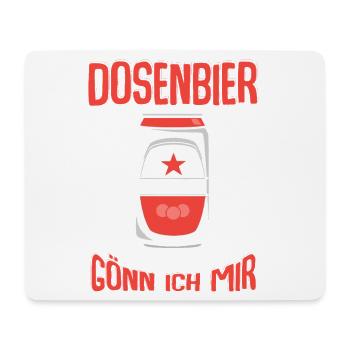 Bierliebhaber Bier Spruch Biertrinker Saufen - Mousepad (Querformat) - Weiß - Vorne