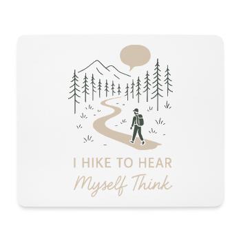 Solo Camping Introverted Camper Quiet - Mouse Pad (horizontal) - white - Front