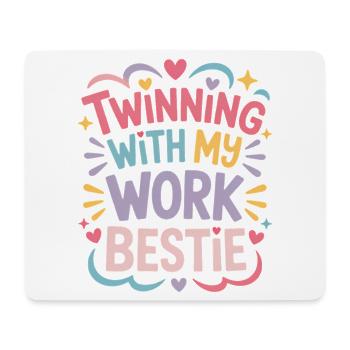 Freundin Beruf Spruch Lustiges Arbeit Job Geschenk - Mousepad (Querformat) - Weiß - Vorne