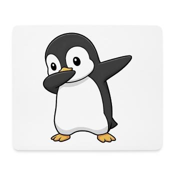Dabbing Pinguin - Mousepad (Querformat) - Weiß - Vorne
