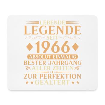 Vintage, 1966, Anniversaire, 60 ans, Cadeau - Tapis de souris (format paysage) - blanc - Devant