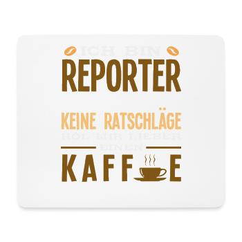Journaliste d’investigation Conseil journaliste - Tapis de souris (format paysage) - blanc - Devant
