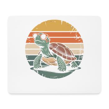 Turtle - Mouse Pad (horizontal) - white - Front
