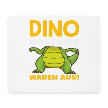 Dino Costume Funny Carnival Helau Carnival Alaaf - Mouse Pad (horizontal) - white - Front