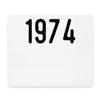 Awesome since 1974 | 1974 Gift - Mouse Pad (horizontal) - white - Front