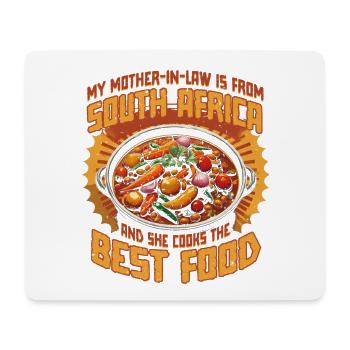 Südafrikanische Schwiegermutter Südafrika - Mousepad (Querformat) - Weiß - Vorne