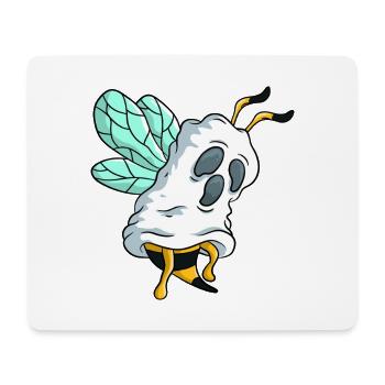 Geisterbiene Illustration - Mousepad (Querformat) - Weiß - Vorne