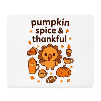 Pumpkin Spice Turkey Charm - Mouse Pad (horizontal) - white - Front