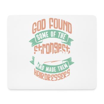 Frisörin Motivation Geschenk - Mousepad (Querformat) - Weiß - Vorne