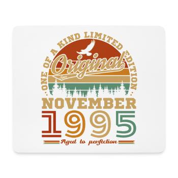 November 1995 Vintage Retro Geburtstag - Mousepad (Querformat) - Weiß - Vorne