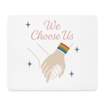 Groovy Pride Retro Equality Queer Story - Mouse Pad (horizontal) - white - Front