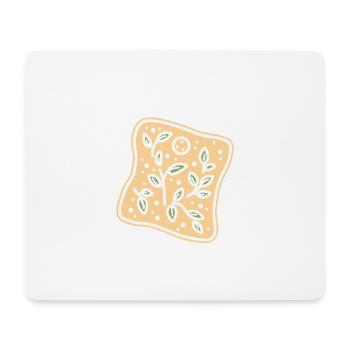Focaccia Botanical Team - Mouse Pad (horizontal) - white - Front