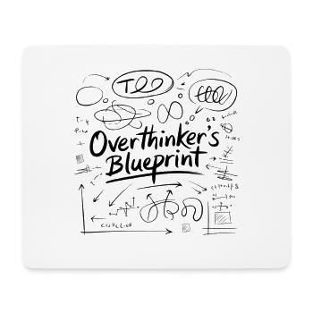 Chaotic sketch – thoughts in chaos - Mouse Pad (horizontal) - white - Front