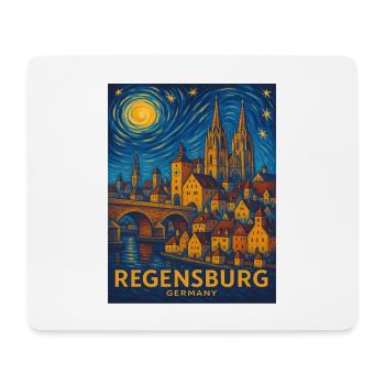 Regensburg - Mousepad (Querformat) - Weiß - Vorne