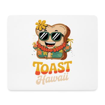 Toast Hawaï Rétro Cool Ambiance de plage - Tapis de souris (format paysage) - blanc - Devant