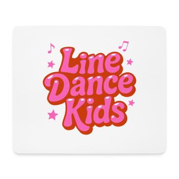 Linedance Kids - Tanz mit Herz - Musik Geschenk - Mousepad (Querformat) - Weiß - Vorne