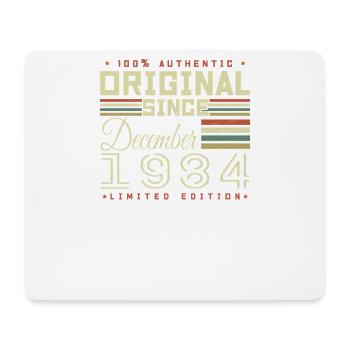 Die Legenden wurden im Dezember 1984 geboren - Mousepad (Querformat) - Weiß - Vorne