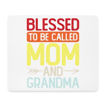 Oma Geschenk Weihnachtsgeschenke Großmutter  - Mousepad (Querformat) - Weiß - Vorne