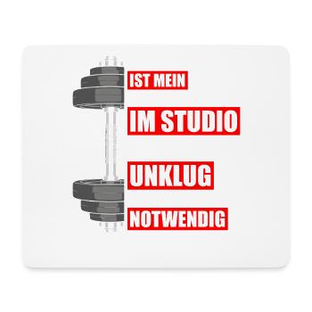 Behavior Bodybuilding Bodybuilder Gym Weight Lifting - Mouse Pad (horizontal) - white - Front
