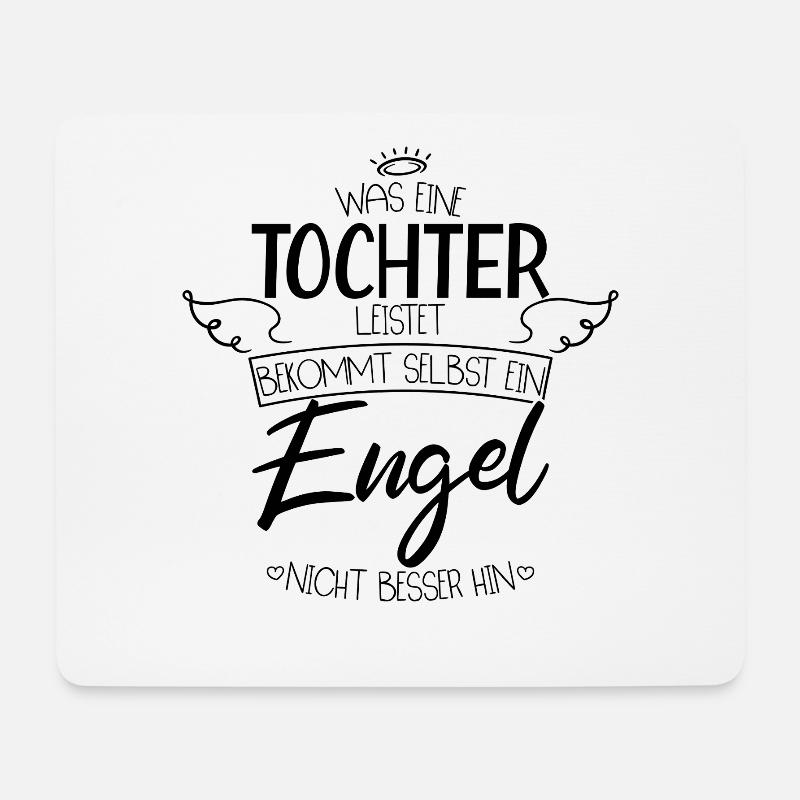 Beste Tochter der Welt - Mousepad (Querformat) - Weiß