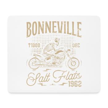 Bonneville Salt Flats Moto Anniversaire 1962 - Tapis de souris (format paysage) - blanc - Devant