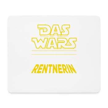 That was - Pension 2026 - Happy pensioner - Mouse Pad (horizontal) - white - Front