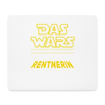 C’est tout Pension 26 Enfin retraité Je suis maintenant - Tapis de souris (format paysage) - blanc - Devant