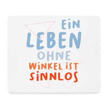 Math Teacher Geometry School Mathematics - Mouse Pad (horizontal) - white - Front