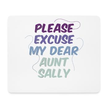 Math Nerd Students University Professor Mathematics - Mouse Pad (horizontal) - white - Front