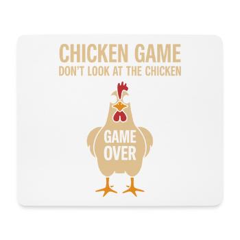 Jeu de poulets de théorie de jeu - Tapis de souris (format paysage) - blanc - Devant