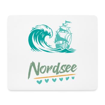 North Sea Holiday NORDDEICH OSTHOLSTEIN Fun - Mouse Pad (horizontal) - white - Front