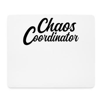 Le coordinateur du chaos - Tout est sous contrôle - Tapis de souris (format paysage) - blanc - Devant