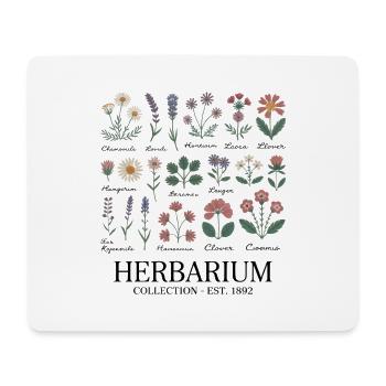 Herbarium Collection – Plant Collection Vintage - Mouse Pad (horizontal) - white - Front