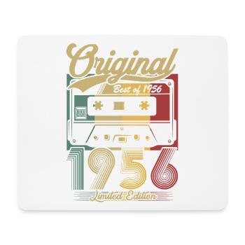 Original 1956 Vintage Vintage Anniversaire Rétro - Tapis de souris (format paysage) - blanc - Devant
