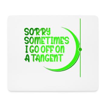 Funny Math Sayings Math Teacher - Mouse Pad (horizontal) - white - Front