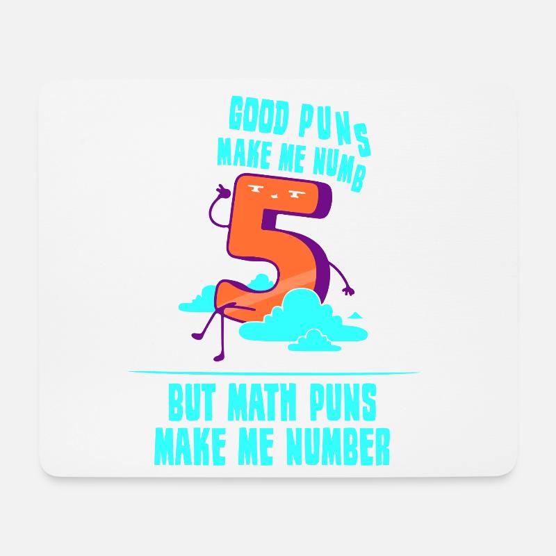 Mahtelehrer Mathe Geometrie Schule Mathematik - Mousepad (Querformat) - Weiß