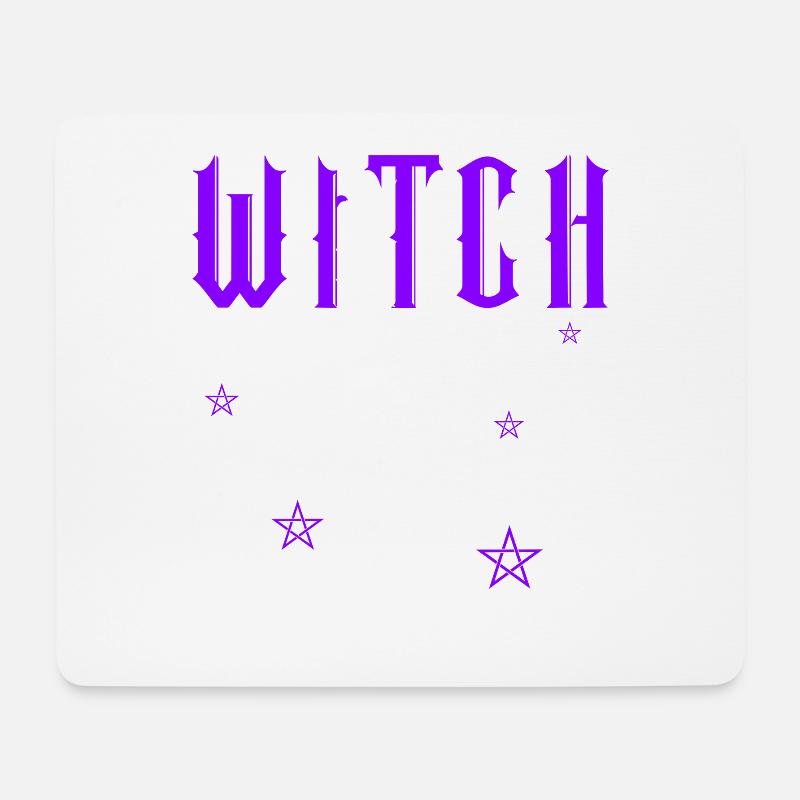 Hexe Witch Woman In Total Control Of Herself - Mousepad (Querformat) - Weiß