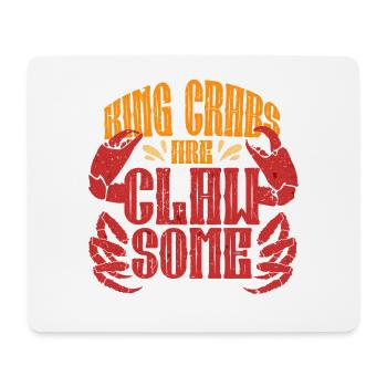 Alaska King Crab Claw Some King Crabs - Mouse Pad (horizontal) - white - Front