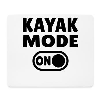 Kayak Mode ON  - Mousepad (Querformat) - Weiß - Vorne