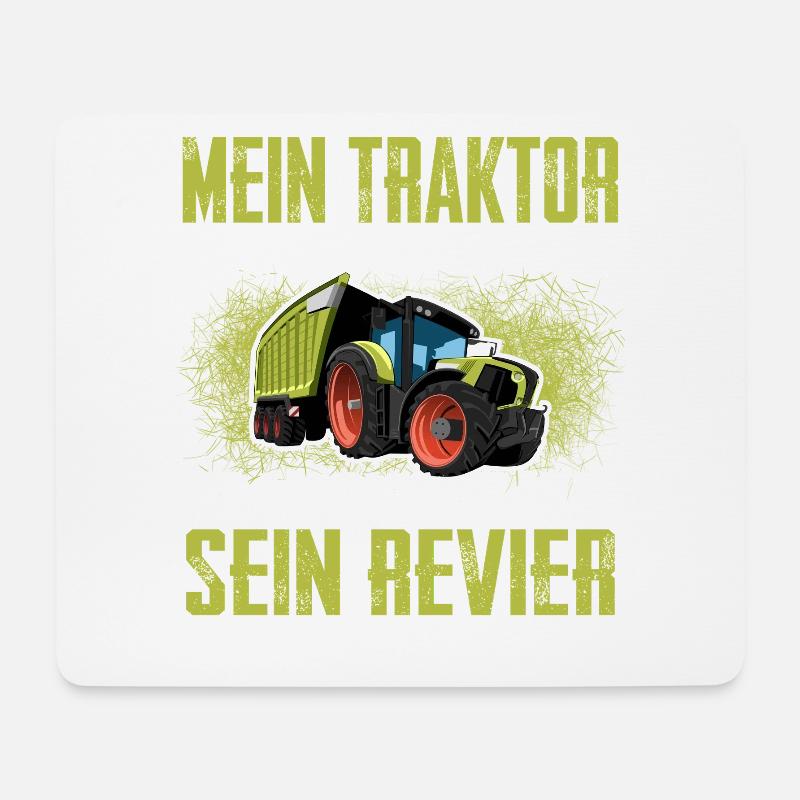 Landwirt - Mousepad (Querformat) - Weiß