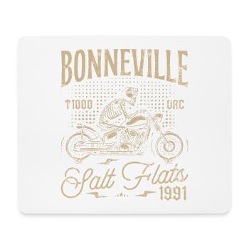 Bonneville Salt Flats Motorcycle Birthday 1991 - Mouse Pad (horizontal) - white - Front
