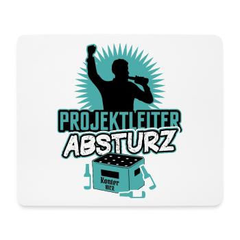 Project Manager Crash - Mouse Pad (horizontal) - white - Front