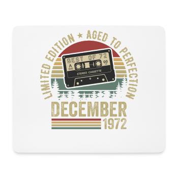 December 1972 - Anniversary December 1972 - Mouse Pad (horizontal) - white - Front