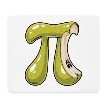 Poire Pi Vert Math - Tapis de souris (format paysage) - blanc - Devant