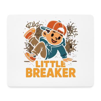 Little Breaker – Style streetwear hip-hop pour enfants - Tapis de souris (format paysage) - blanc - Devant