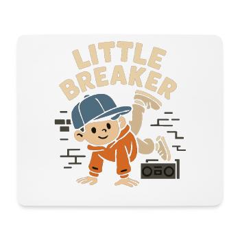 Little Breaker Danse Hip-Hop Enfants - Tapis de souris (format paysage) - blanc - Devant