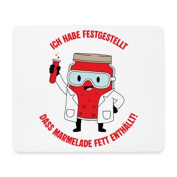 Laborjam Enthüllt Fett - Mousepad (Querformat) - Weiß - Vorne